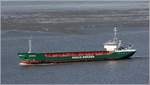 Die 1985 gebaute FAIRLANE (IMO 8513314) fährt Höhe Bremerhaven weseraufwärts. Sie ist 82,31 m lang und 11,3 m breit, hat eine GT/BRZ von 1.564 und eine DWT von 1.815 t. Heimathafen ist Itzehoe. 26.03.2020