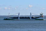 TANJA , General Cargo Schiff , IMO 9534444 , 117 x 18 m , Baujahr 2011 , Cuxhaven - Alte Liebe , 07.04.2025 , 