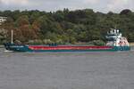 Frachtschiff TERSCHELLING (IMO 9313826); Datum: 30.08.2025; Aufnahmeort: Elbe/Hafen Hamburg, Deutschland.