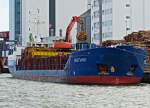 ''VESTVIND'' IMO:8209743, Vejle Havn, DK  am 20.July 2014.