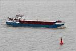 Die 1988 gebaute WALTER HAMMANN (IMO 8714841) fährt in Höhe Bremerhaven weserabwärts. Sie ist 58,75 m lang und 11,65 m breit, hat eine GT/BRZ von 1.156 und eine DWT von 1.323 t. Heimathafen ist Wischhafen. 16.03.2021