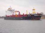 Tanker Avalon im NOK am 15.3.2015   Heimathafen Gibralta  IMO 9327097  168x26,5m  24035.t  Baujahr 2005