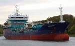Amuleth - Tanker aus Valletta - IMO9778002 auf dem Nord-Ostsee-Kanal bei Kiel am 03.05.2017 