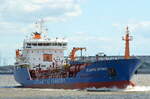 Die ATLANTIS ANTIBES IMO-Nummer:9508108 Flagge:Malta Länge:105.0m Breite:16.0m Baujahr:2009 Bauwerft:Yildirim Gemi Insaat San,Istanbul Türkei auslaufend aus Hamburg vom Ponton Op'n Bulln