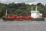 Tankschiff ARAGONITH (IMO 9164081); Datum: 05.07.2026; Aufnahmeort: Elbe/Hafen Hamburg, Deutschland.