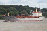 Tankschiff ATLANTIC WIND (IMO 9341316); Datum: 05.07.2026; Aufnahmeort: Elbe/Hafen Hamburg, Deutschland.