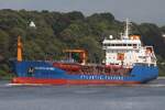 Tankschiff ATLANTIS ANTIBES (IMO 9508108); Datum: 09.09.2026; Aufnahmeort: Elbe/Hafen Hamburg, Deutschland.