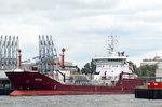 Tanker Bothnia IMO-Nummer:9485356 Flagge:Gibraltar Länge:118.0m Breite:19.0m Baujahr:2013 Bauwerft:Zhenjiang Sopo Shipbuilding,Zhenjiang China im Hafen von Rostock aufgenommen am 09.07.16