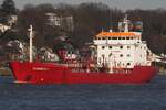 Tankschiff ELISABETH J (IMO 9264116); Datum: 18.03.2026; Aufnahmeort: Elbe/Hafen Hamburg, Deutschland.