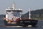 Tankschiff ERRIA SWAN (IMO 9347748); Datum: 13.08.2026; Aufnahmeort: Elbe/Hafen Hamburg, Deutschland.