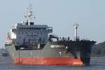 Tankschiff EMMY SCHULTE (IMO 9394519); Datum: 25.09.2026; Aufnahmeort: Elbe/Cuxhaven, Deutschland.