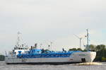 Die FROYA IMO-Nummer:9345350 Flagge:Norwegen Länge:83.0m Breite:13.0m Baujahr:2005 Bauwerft:Bodewes Shipyard,Hoogezand Niederlande auslaufend aus Hamburg vor Teufelsbrück am 19.09.20