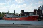 GINGA LYNX ein Tanker im Hafen von Karlshamn am 05.06.2011.