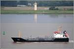 Der 2005 gebaute Tanker fr lprodukte und Chemikalien JANA (IMO 9330185) fhrt am 19.07.2008 Weser aufwrts. Die JANA ist 69,34 m lang, 11,70 m breit und hat eine GT/BRZ von 1164. Heimathafen ist Cuxhaven.