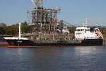 Tankschiff JANA (IMO 9330185); Datum: 28.09.2025; Aufnahmeort: Elbe/Hafen Hamburg, Deutschland.