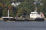 Tankschiff JANA (IMO 9330185); Datum: 26.08.2026; Aufnahmeort: Elbe/Hafen Hamburg, Deutschland.