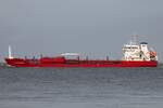 Tankschiff KEY OCEAN (IMO 9479668); Datum: 15.09.2026; Aufnahmeort: Elbe/Cuxhaven, Deutschland.