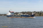 LS ANNE (IMO 9418925) am 22.2.2021, Hamburg einlaufend, Elbe Höhe Finkenwerder /  Chemie- + Öltanker / BRZ 3.992 / Lüa 105,5 m, B 16,8 m, Tg 6,29 m / 1 Diesel, Caterpillar, Type