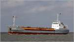 Die 1972 gebaute STAR ARUBA (IMO 7221275) fährt am 10.09.2017 auf der Weser Richtung Brake. Dieser Tanker für pflanzliches Speiseöl ist 71 m lang und 10,10 m breit, hat eine GT/BRZ von 1.161 und eine DWT von 1.515 t. Heimathafen ist Zaandam (Niederlande). Früherer Name: KRÖPELIN.