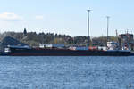 Das Tankschiff Süllberg (IMO: 9100114) war Anfang April 2019 am Skandinavienkai in Travemünde zu sehen.