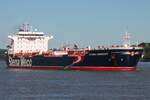 Tankschiff STENA CONCERT; Eigner/Betreiber: Stena-Weco; Aufnahmeort: Elbe/Hafen Hamburg, Deutschland; Datum: 10.06.2015; Info: (IMO 9258595) Das Bild zeigt die STENA CONCERT auf Höhe Finkenwerder.