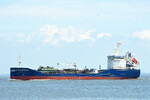 Die SELANDIA SWAN IMO-Nummer:9803429 Flagge:D�nemark L�nge:100.0m Breite:17.0m Baujahr:2017 Bauwerft:Her�elik Shipyard,Altınova T�rkei am 18.06.26 vor Cuxhaven aufgenommen.
