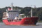 Tankschiff SWAN BISCAY (IMO 9466532); Datum: 12.08.2026; Aufnahmeort: Elbe/Hafen Hamburg, Deutschland.