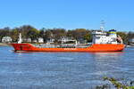 TRAVIATA , Tanker , IMO 9684122 , Baujahr 2014 , 105 x 17 m , Hamburg Rüschparg , 08.04.2024