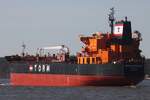 Tankschiff TORM AUSTRALIA (IMO 9443140); Datum: 18.03.2026; Aufnahmeort: Elbe/Hafen Hamburg, Deutschland.