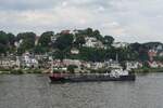 VISSEL (IMO 9462093) am 21.7.2024, Elbe, Höhe Blankenese /  Ex-Namen: WILBERFORCE  (bis Januar 2014 ) / BETOHOBBIES (bis Oktober 2015 ) / WILBERFORCE (bis Oktober 2017 ) / PAKRI (bis Oktober 2020