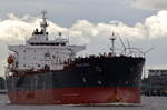 Die VALLE SOLE IMO-Nummer:9635781 Flagge:Italien Länge:183.0m Breite:32.0m Baujahr:2013 auslaufend aus Hamburg am 03.07.25 vom Ponton Op'n Bulln Blankenese aufgenommen.