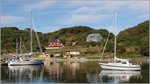 Hammerhavnen ist ein kleiner, schön gelegener und modernisierter Hafen im Norden der Westküste Bornholms. 23.08.2016