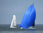 Auf der Ostsee waren Ende April 2023 jede Menge Segelboote unterwegs.