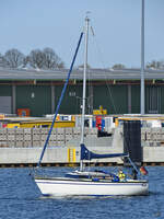 Anfang Mai 2023 war in Travemünde das Segelboot NORDIK zu sehen.