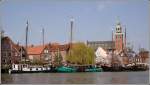 Im Museumshafen von Leer haben einige Traditionssegler festgemacht. 10.04.2009