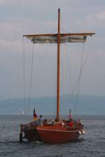 Ein Personensegelschiff auf dem Weg auf das  weite schwäbische Meer  (11.08.10)