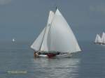 Tjalk am 7.9.2014 auf dem Ijsselmeer