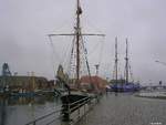 Traditionssegler Norden im Hafen von Neustadt/Holstein - hier kann man auch heiraten (Schleswig-Holstein - Dezember 2004)