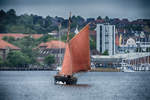 Traditionssegler zur Rum-Regatta im Flensburger Hafen.