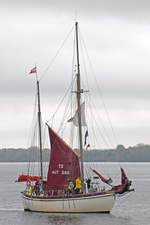 AGLAIA am 31.10.2020 im Hafen von Lübeck-Travemünde