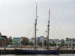 Die  Gallant  am 30. August 2017 im Stadthafen von Rostock liegend.
