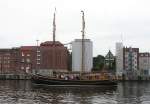 OLDTIMER KRIK VIG MMSI 211349460, im Lbecker Burgtorhafen...