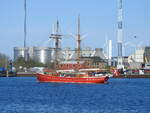 die Lilla Dan gebaut 1951, aufgenommen im Hafen von Kopenhagen am 04.05.2018.