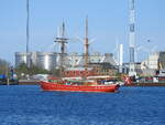 die Lilla Dan gebaut 1951, aufgenommen im Hafen von Kopenhagen am 04.05.2018.
Rufzeichen: OXTA2