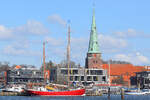 Segelschiff RYVAR (IMO 5346540) am 02.04.2022 in Lübeck-Travemünde