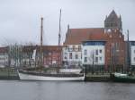 Die  VORPOMMERN  lag,am 02.Februar 2013,im Greifswalder Museumshafen.