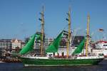 3-Master ALEXANDER VON HUMBOLDT II (IMO 9618446); Datum: 10.05.2015; Aufnahmeort: Elbe/Hafen Hamburg, Deutschland.