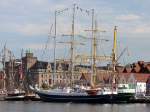 Die Eendracht am 26.07.2014 im Hafen von Bergen.