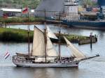 Die Loth Lorien am 12.05.2013 im Hafen von Hamburg.