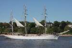 3-Master STATSRAAD LEHMKUHL (IMO 5339248); Datum: 08.05.2026; Aufnahmeort: Elbe/Hafen Hamburg, Deutschland.